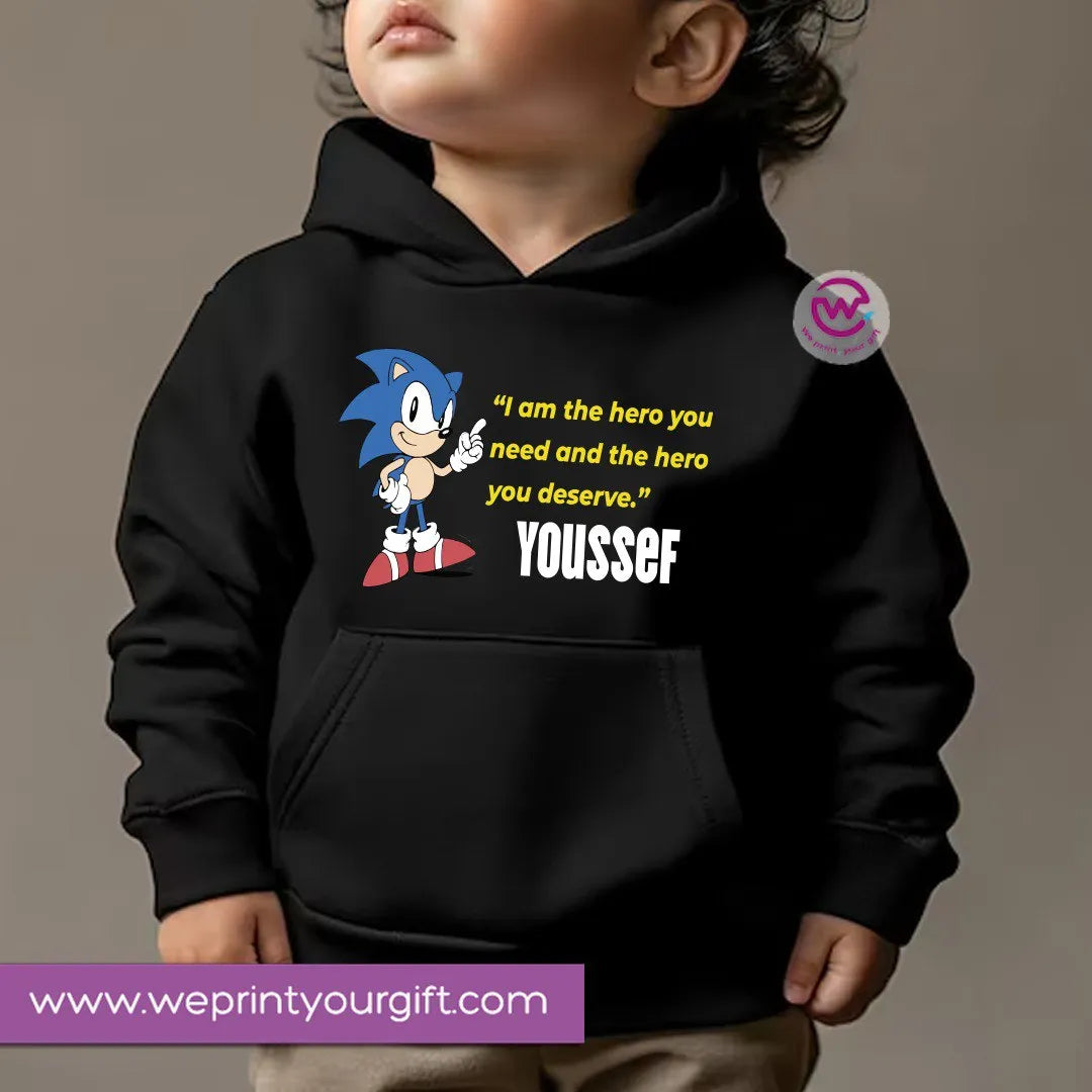 Kids Hoodie-Sonic - WE PRINT