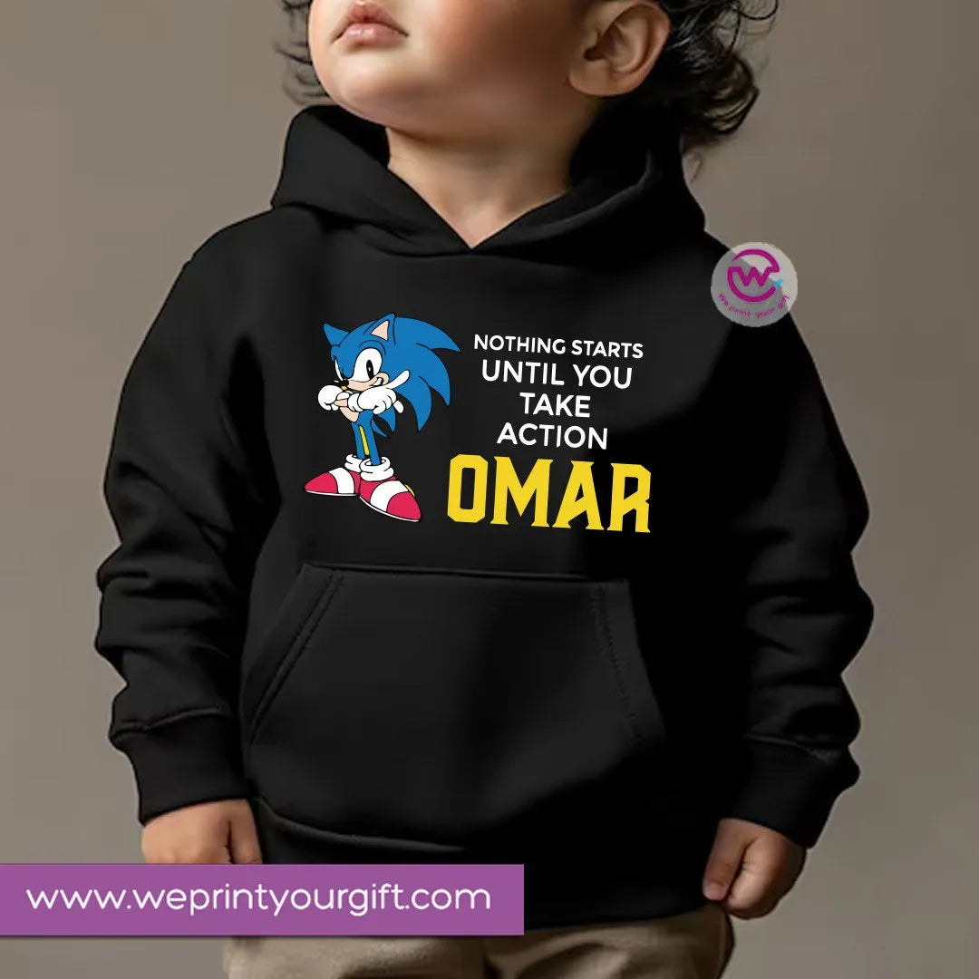 Kids Hoodie-Sonic - WE PRINT