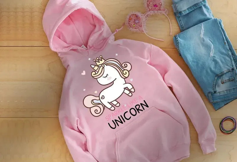 Kids Hoodie-Unicorn - WE PRINT