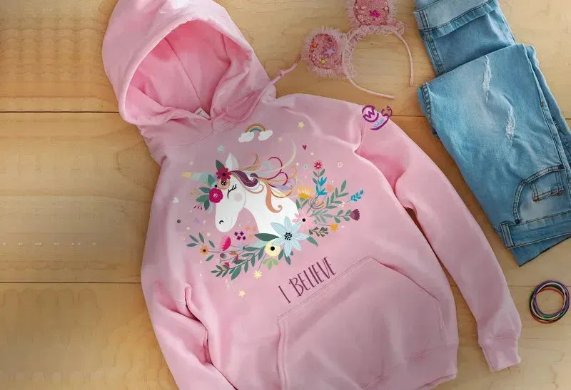 Kids Hoodie-Unicorn - WE PRINT