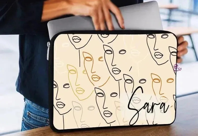 Laptop Sleeve-Canvas- BOHO - WE PRINT