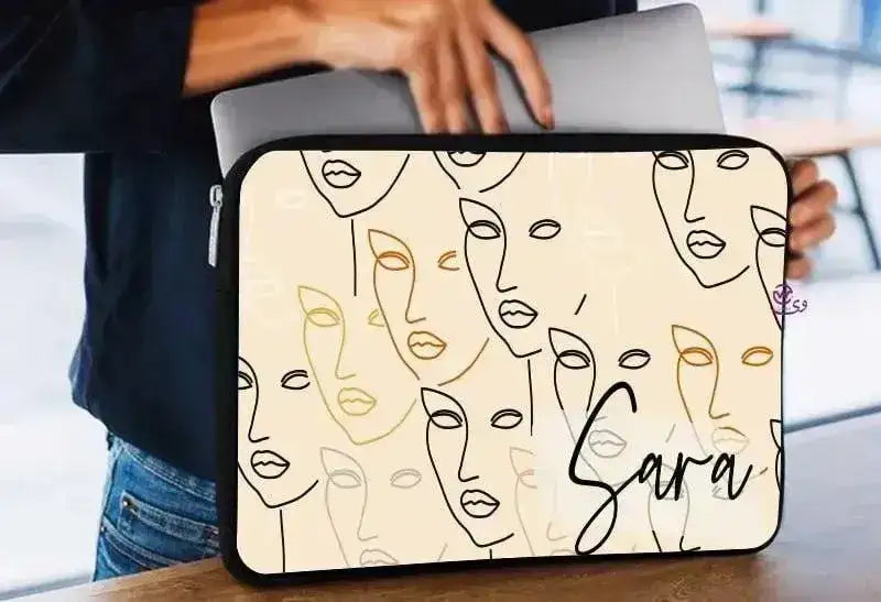 Laptop Sleeve-Canvas- BOHO - WE PRINT