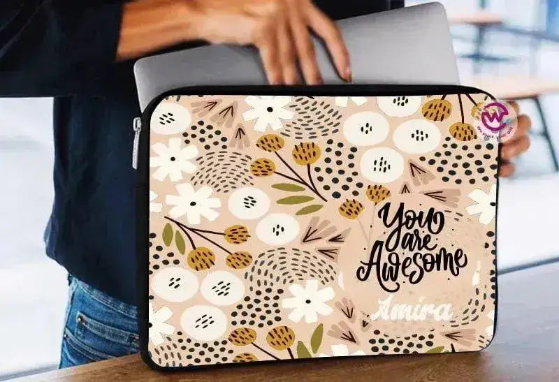 Laptop Sleeve-Canvas-Motivation - Names -A - WE PRINT