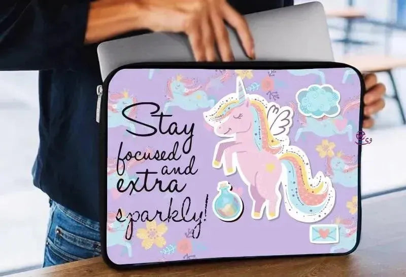 Laptop Sleeve-Canvas- Unicorn - WE PRINT
