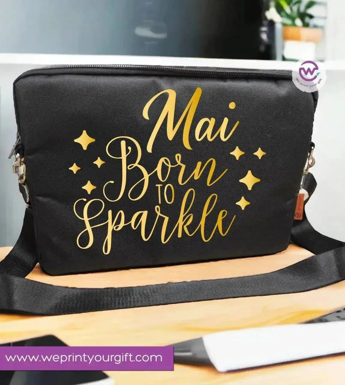 Fabric Laptop Sleeve- Motivation - WE PRINT