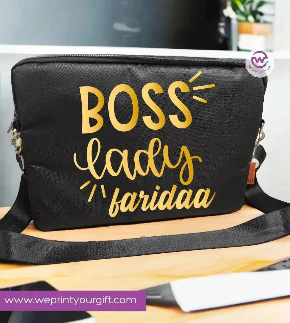 Fabric Laptop Sleeve- Motivation - WE PRINT