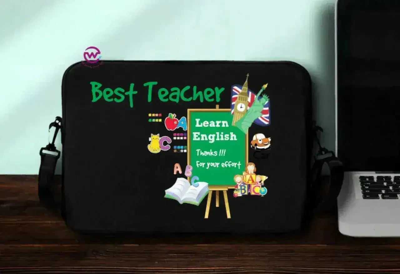 laptop Sleeve-Fabric- Teachers - WE PRINT