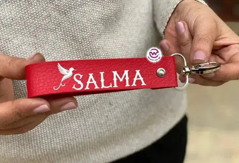 Leather Keychain - Names-E - WE PRINT