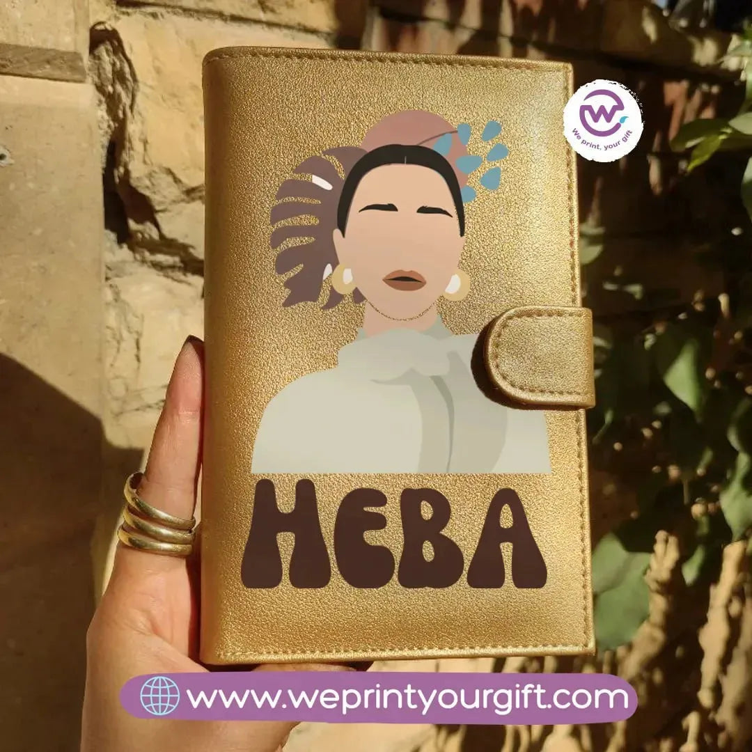 Leather Wallet-Boho - WE PRINT