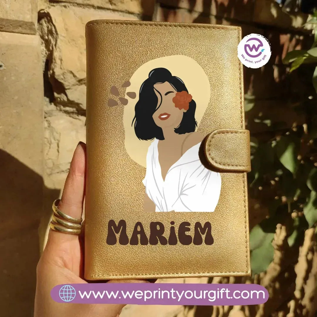 Leather Wallet-Boho - WE PRINT