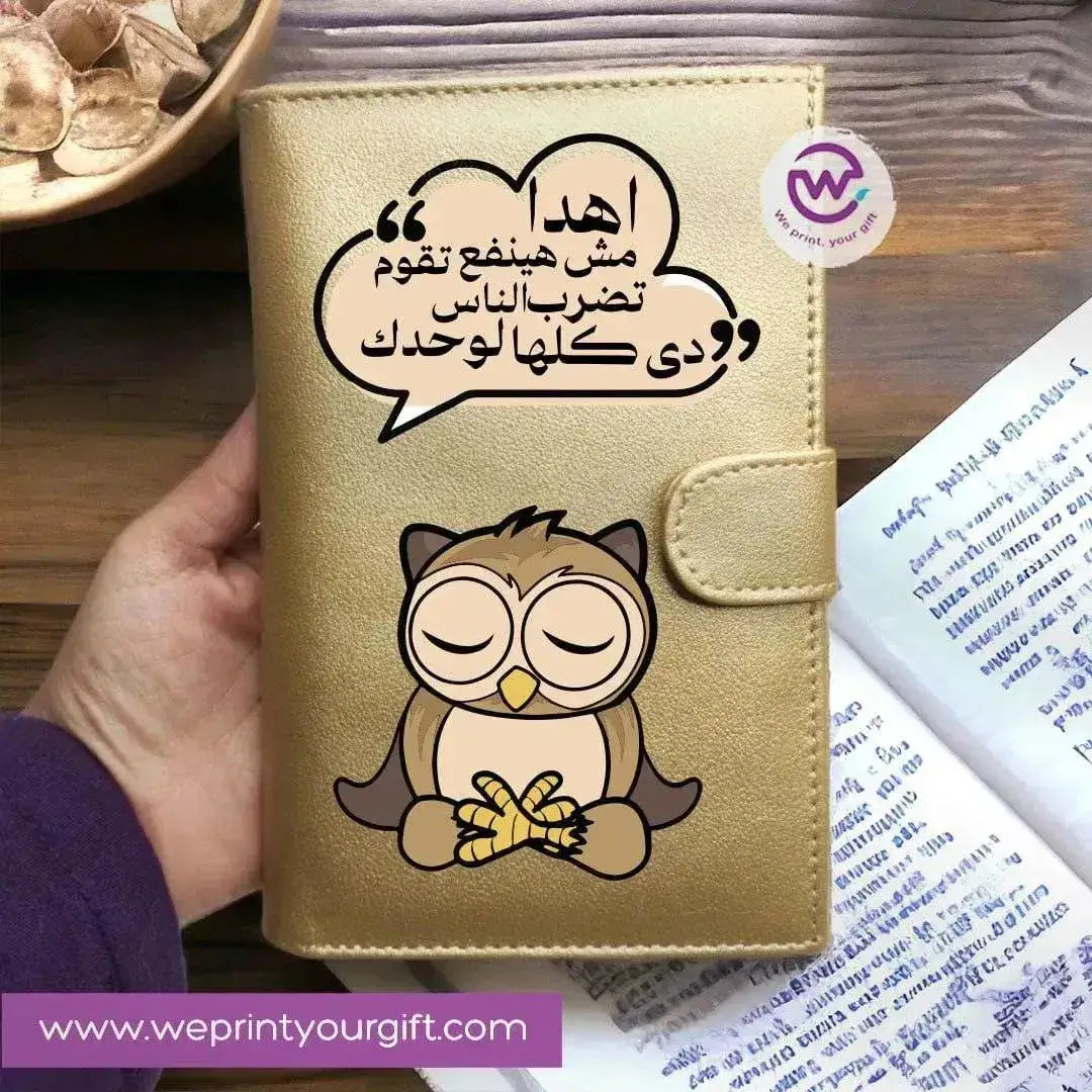 Leather wallet - Comic - WE PRINT