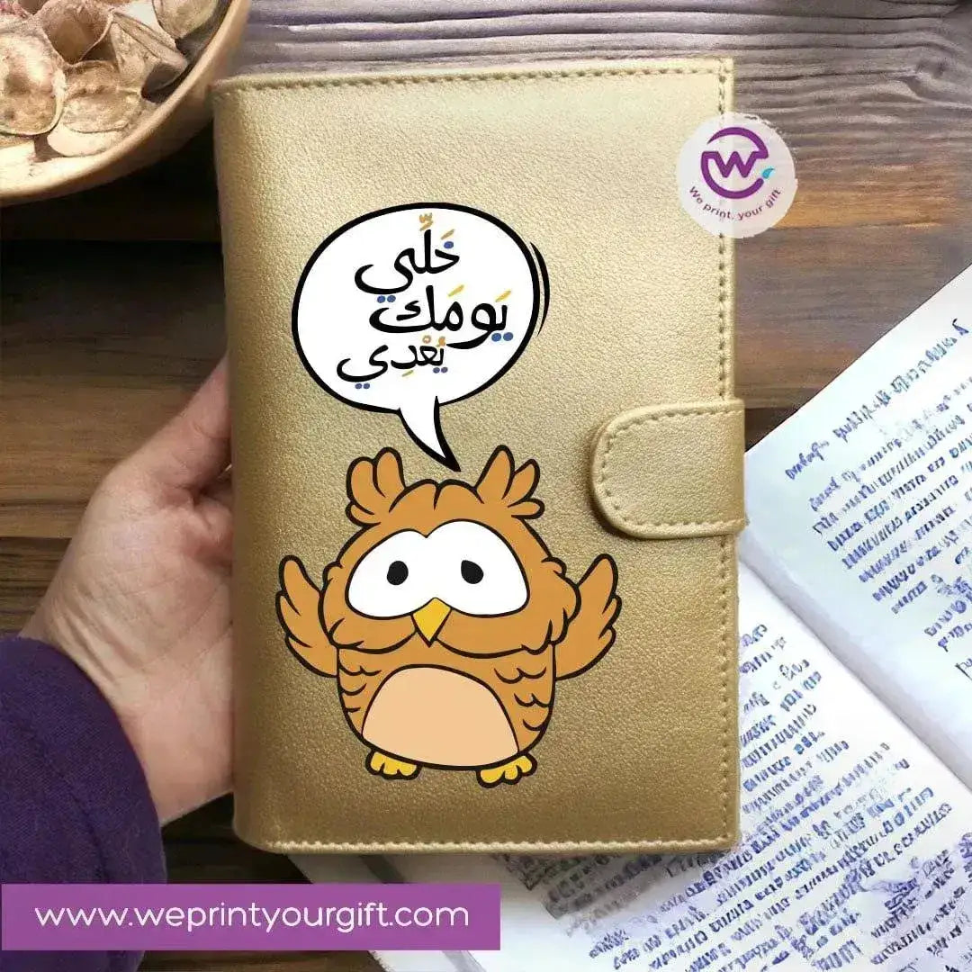 Leather wallet - Comic - WE PRINT