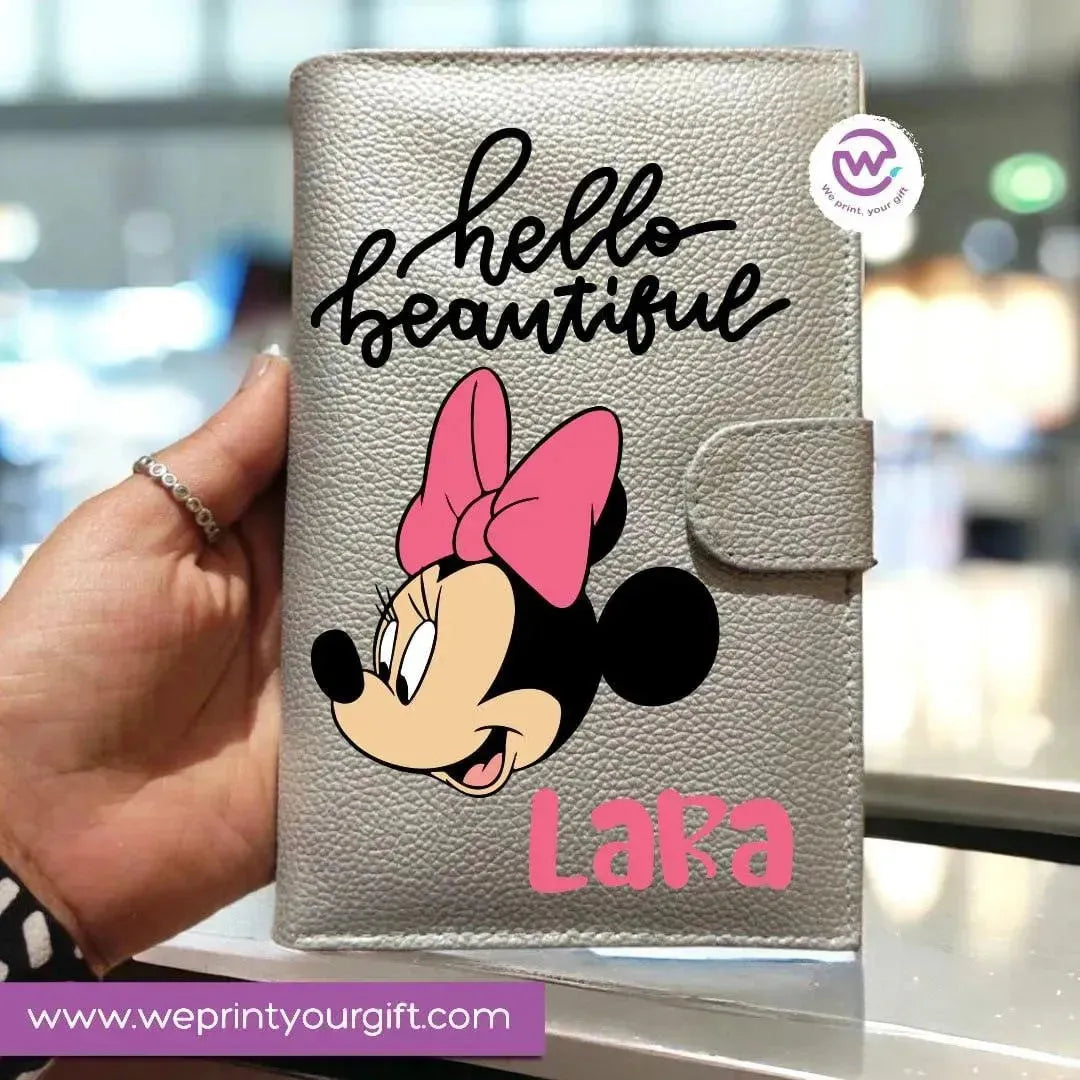 Leather wallet for women-Minnie Mouse - WE PRINT