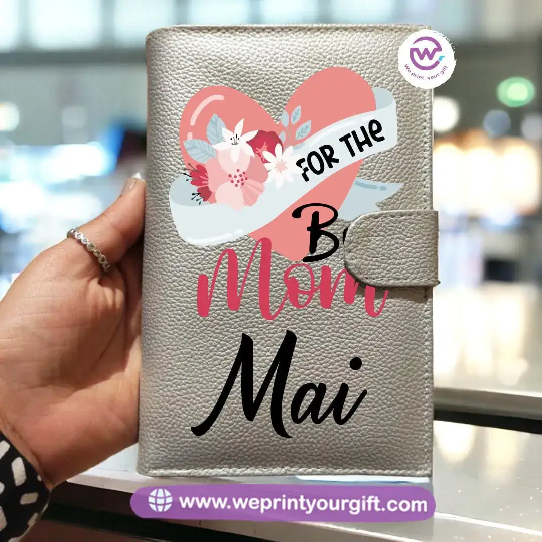 Leather Wallet for Women- Mom designs - WE PRINT