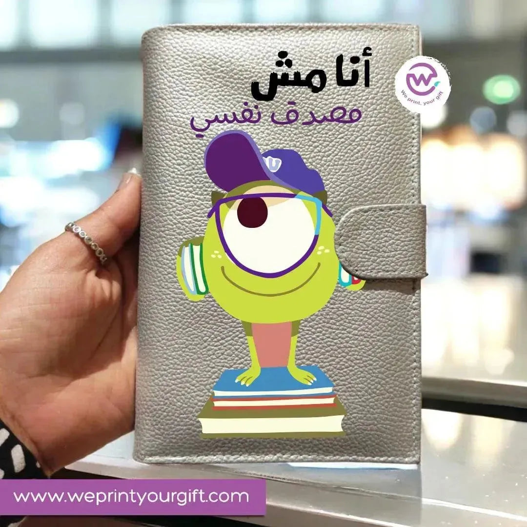 Leather wallet for women -Monster INC. - WE PRINT