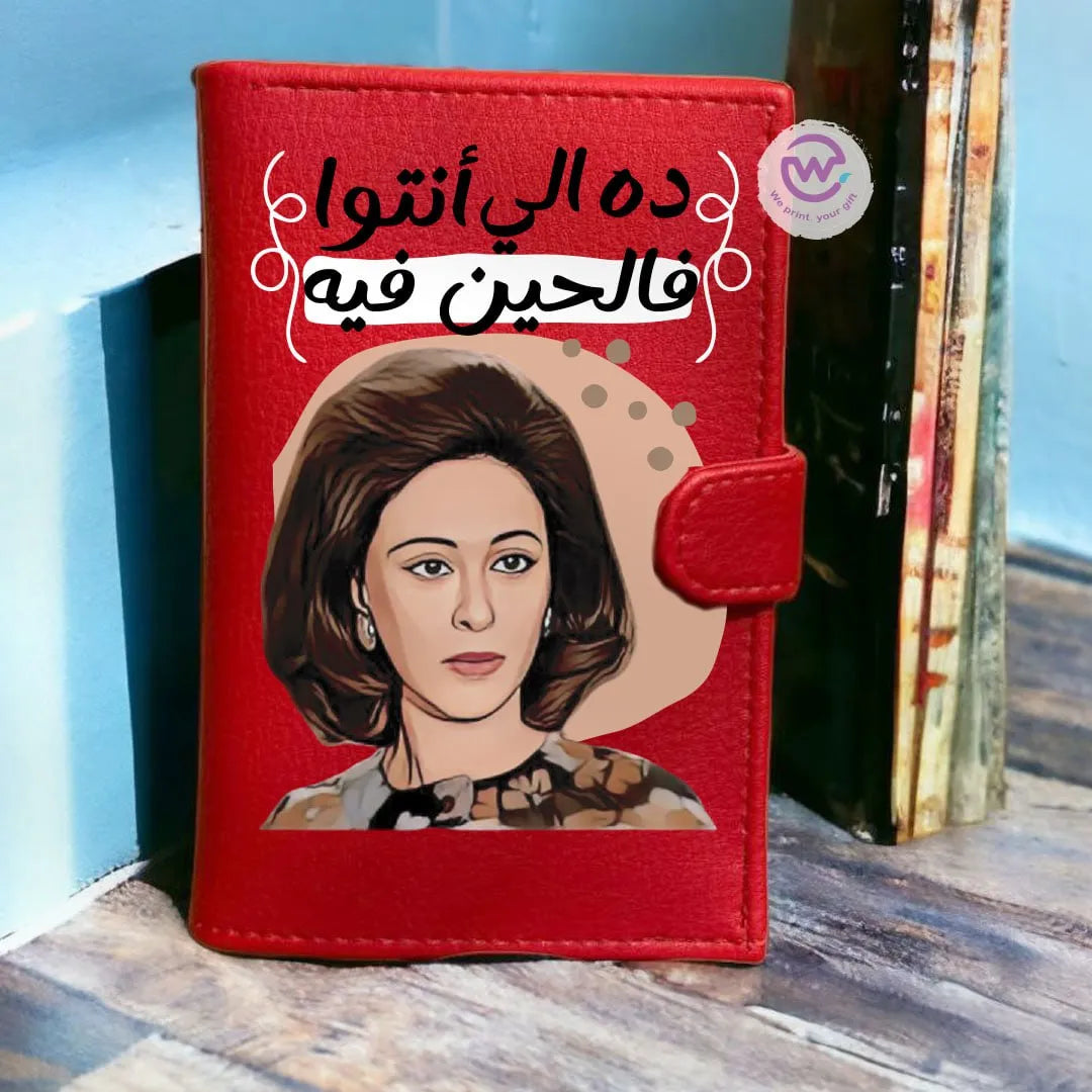 Leather Wallet for Women-Mother’s Day- Comic - WE PRINT