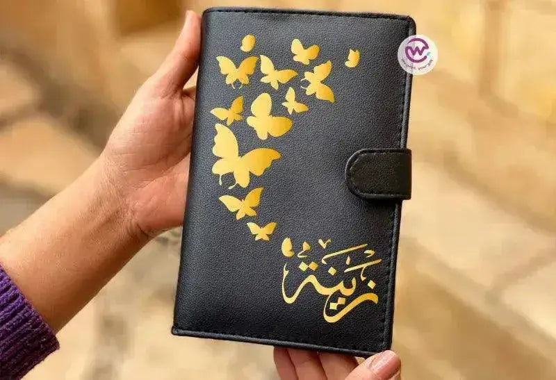 leather wallet for women -Names-D - WE PRINT