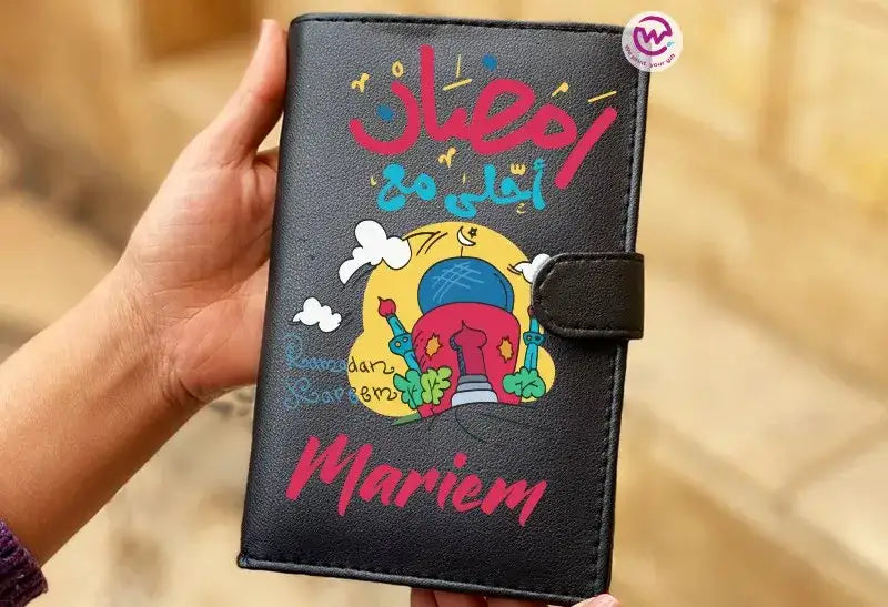 Leather Wallet for Women- Ramadan - WE PRINT