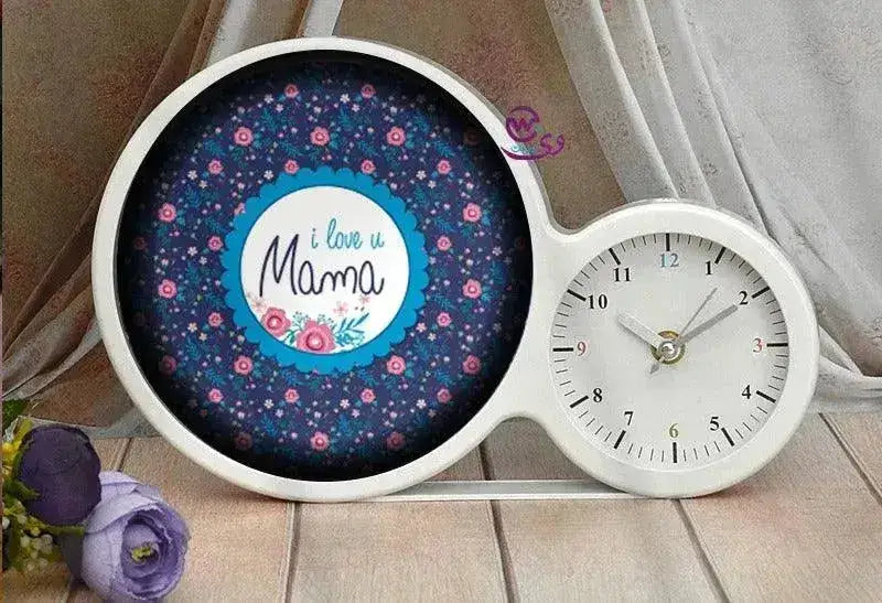 Round Magic Mirror with Clock – Mother’s Love Edition - WE PRINT