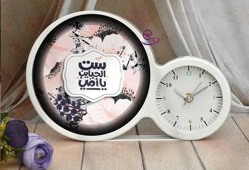 Round Magic Mirror with Clock – Mother’s Love Edition - WE PRINT