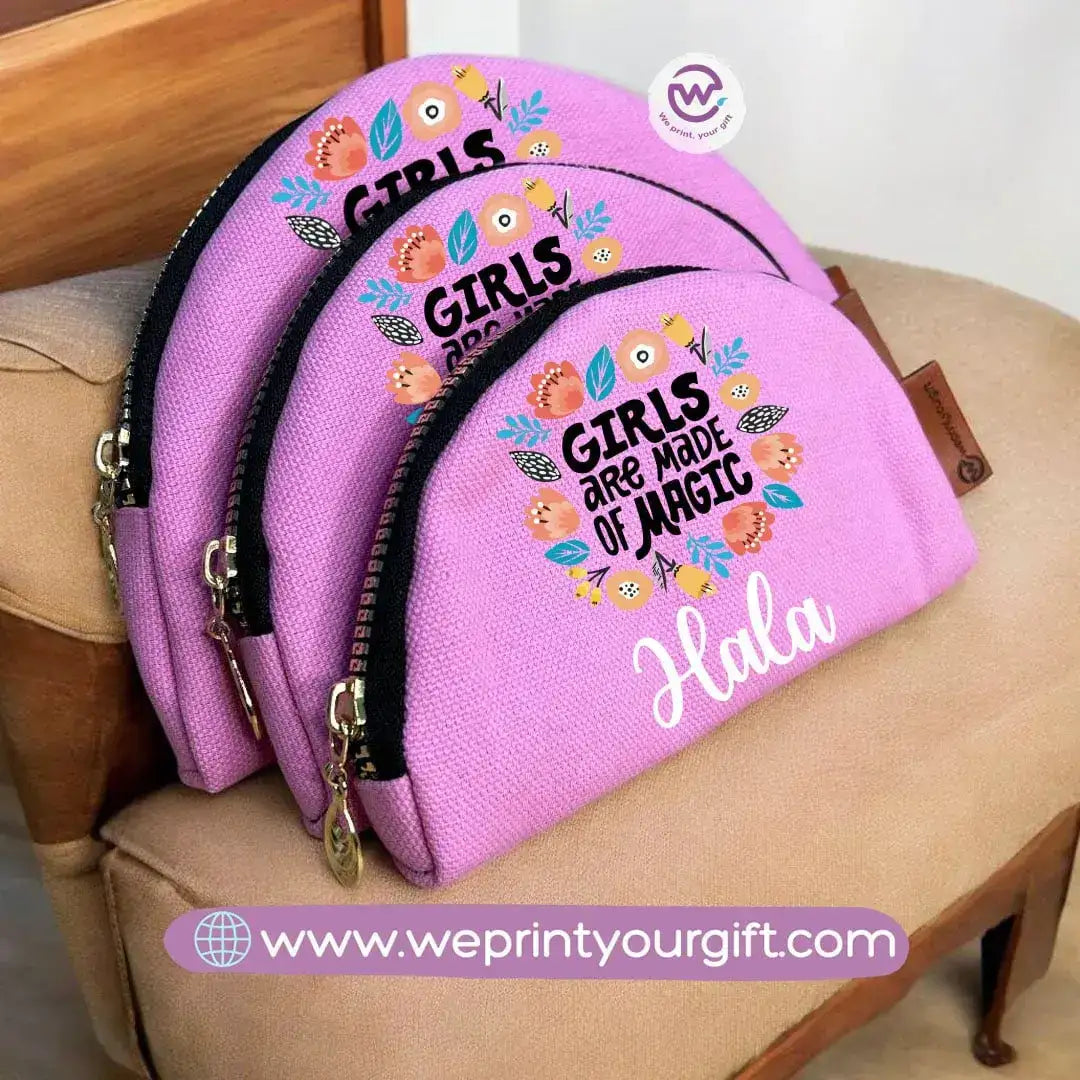 Make-up Cases Set- English quotes - WE PRINT