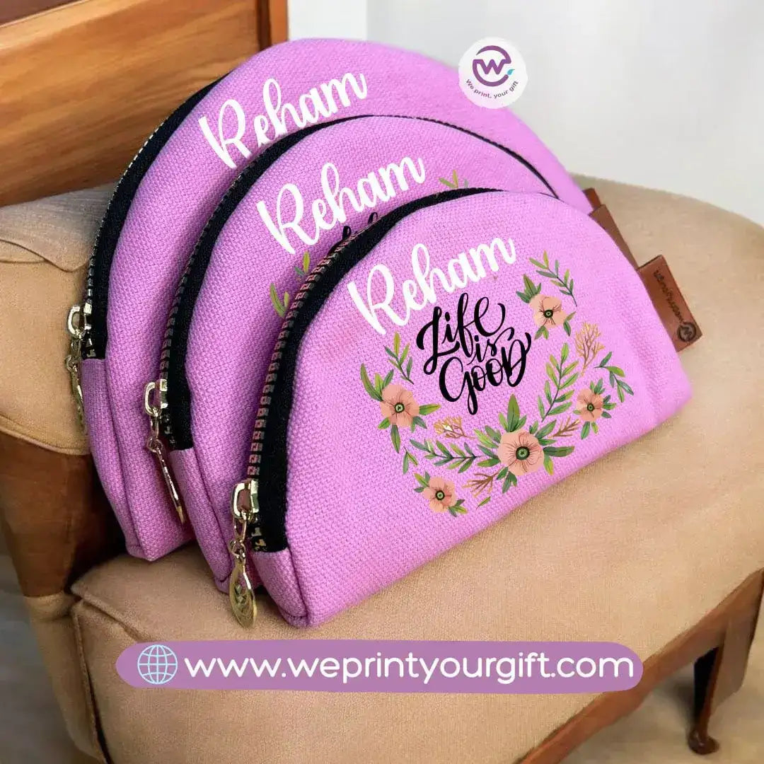 Make-up Cases Set- English quotes - WE PRINT