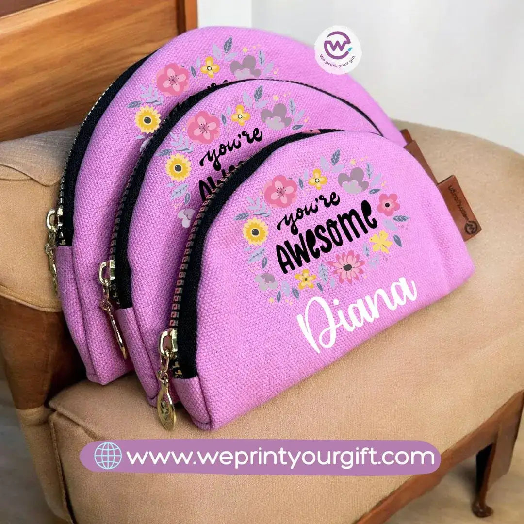 Make-up Cases Set- English quotes - WE PRINT