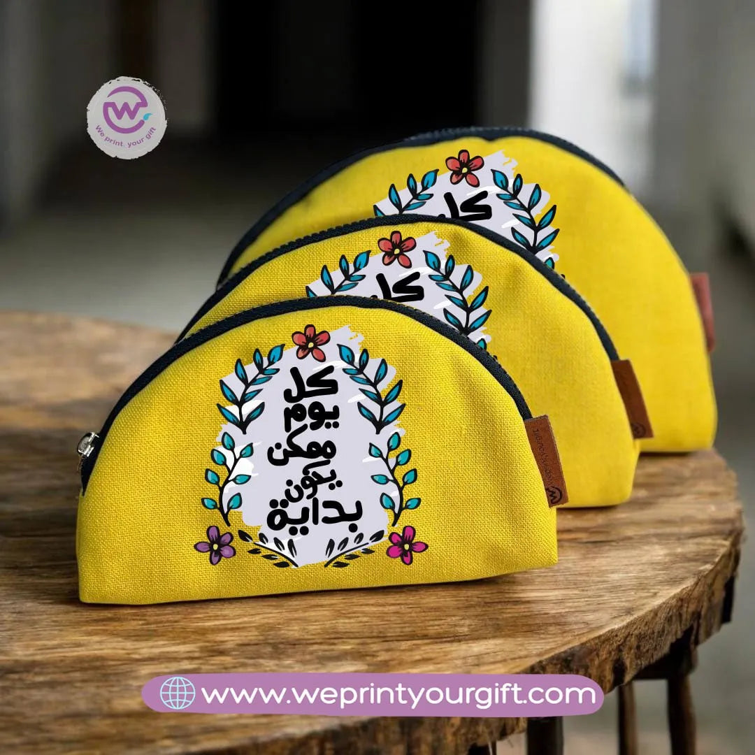 Make-up Cases Set- Inspirational quotes - WE PRINT