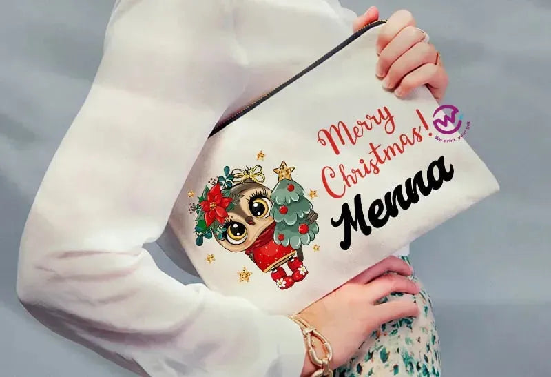 Makeup & Pencil Case- Christmas - WE PRINT