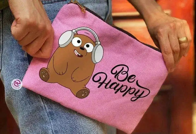 Makeup & Pencil Case-Cottons Duck - We Bear Bears - WE PRINT