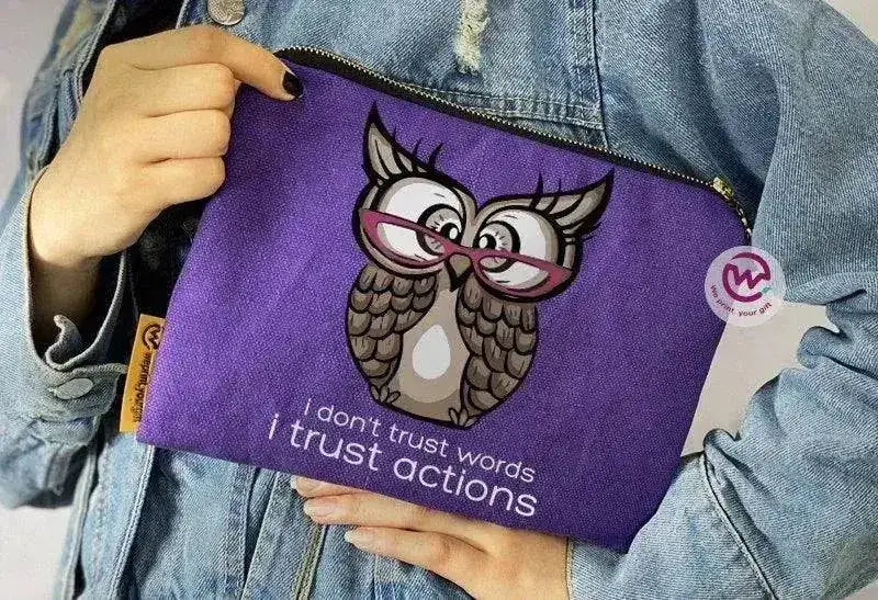 Makeup & Pencil Case - Owl-A - WE PRINT