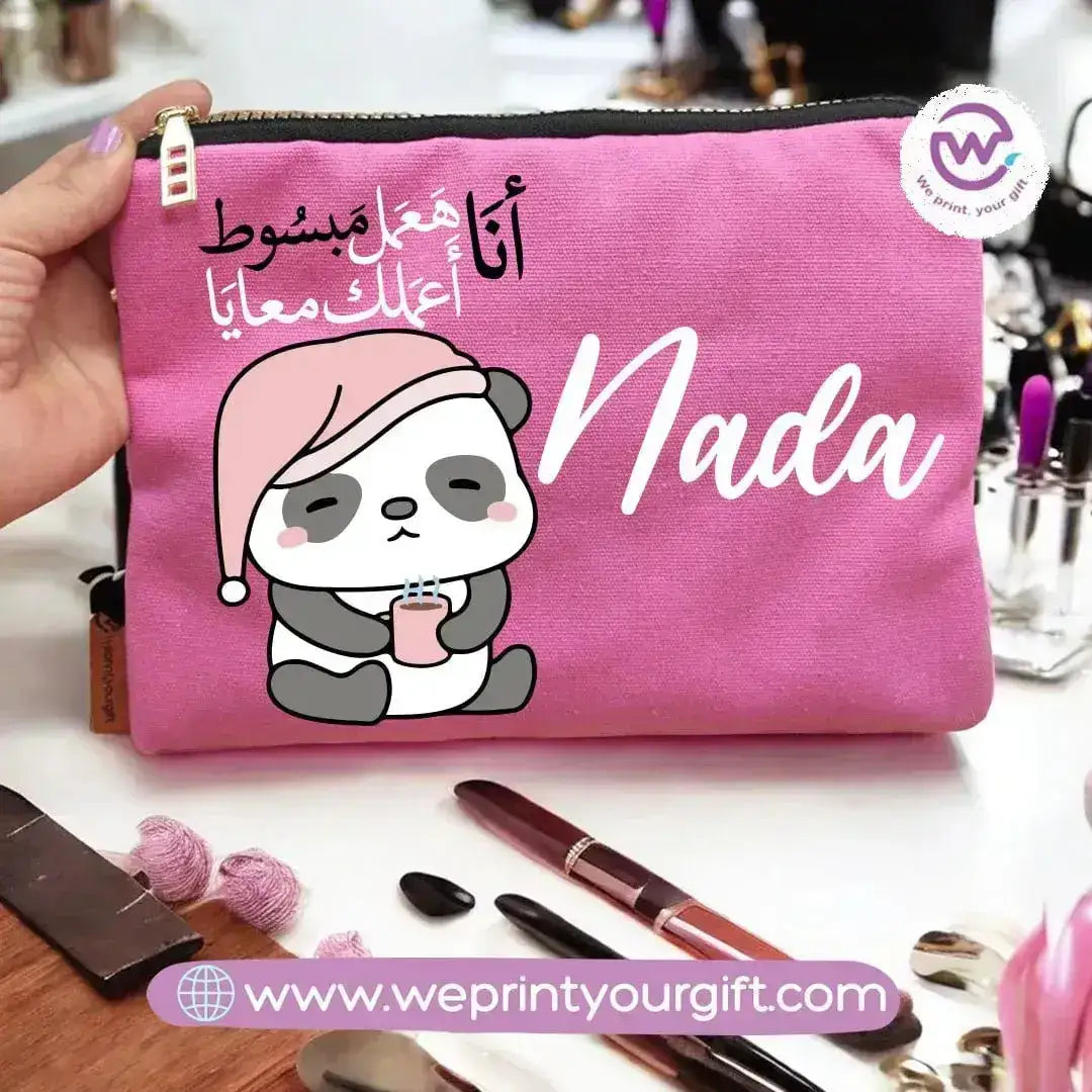 Makeup & Pencil Case- Panda - WE PRINT