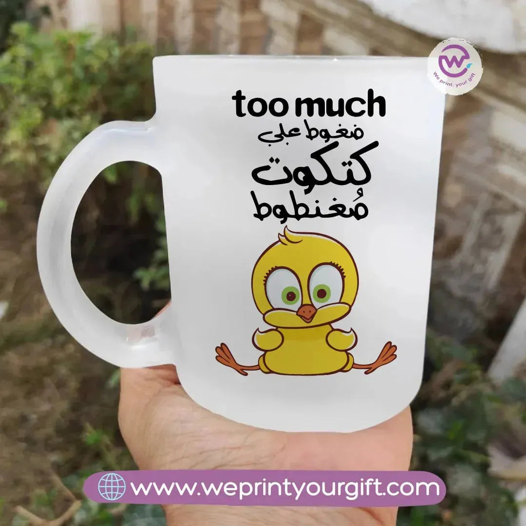 Matt Glass Mug-Comics - WE PRINT