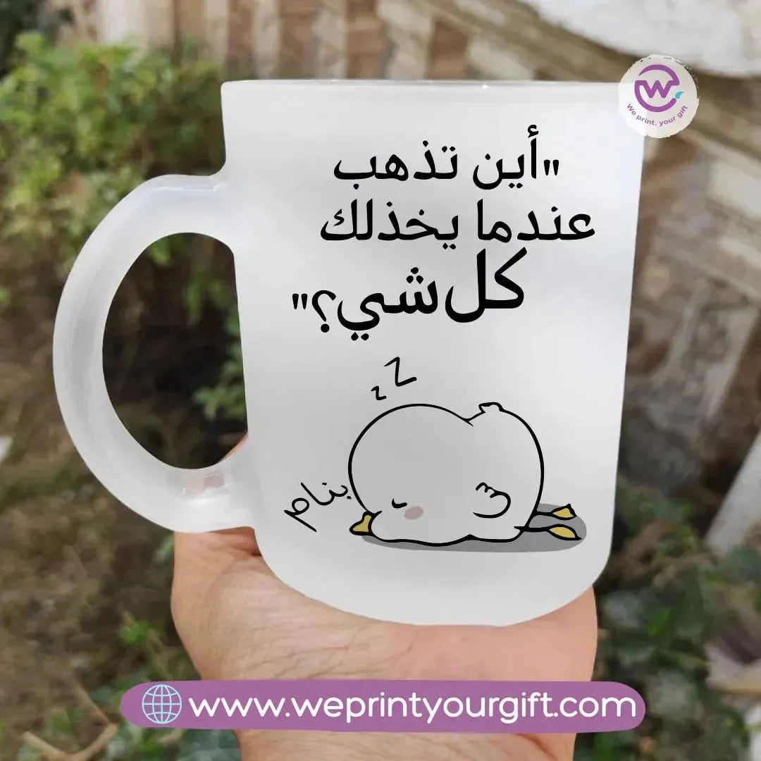 Matt Glass Mug-Comics - WE PRINT