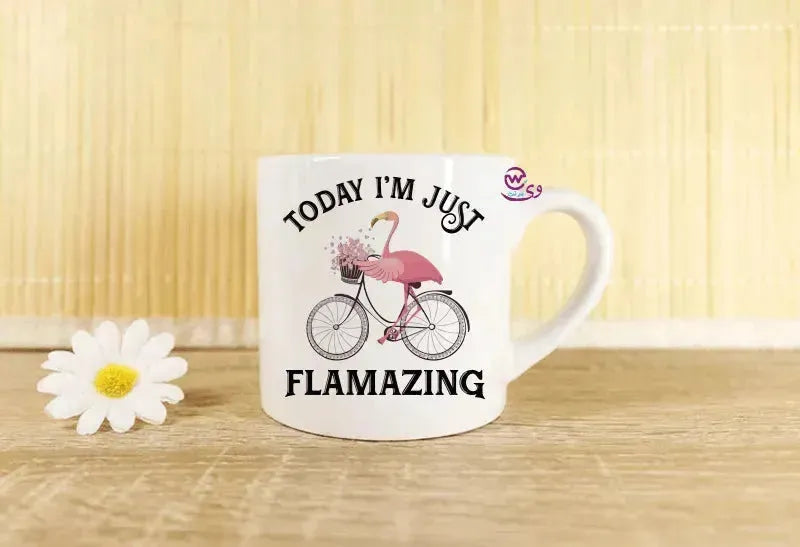 Mini-Mug -Flamingos - WE PRINT