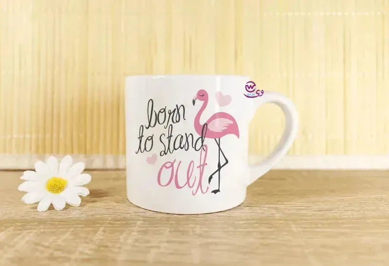 Mini-Mug -Flamingos - WE PRINT