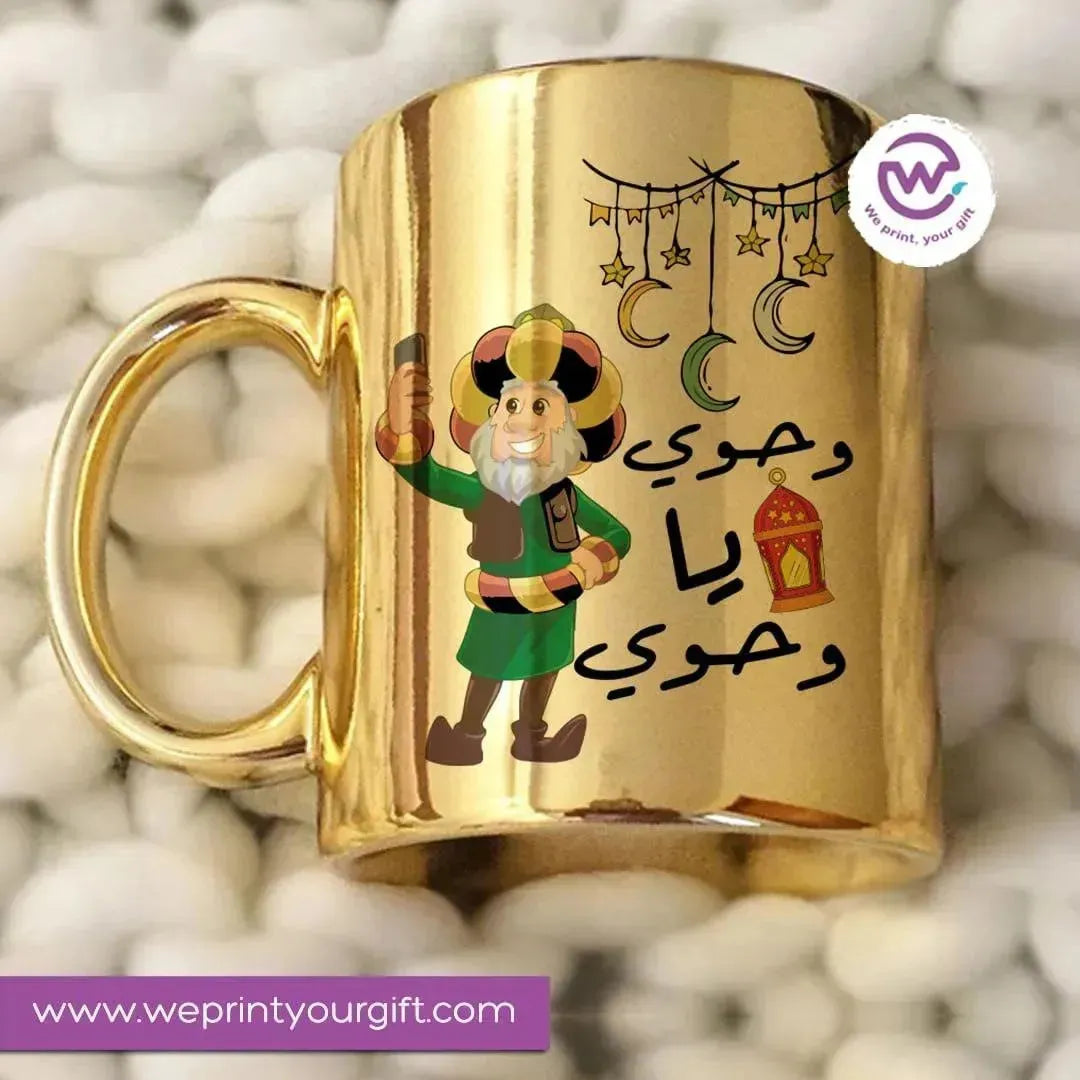 Mirror Ceramic -Gold -Ramdan-A - WE PRINT