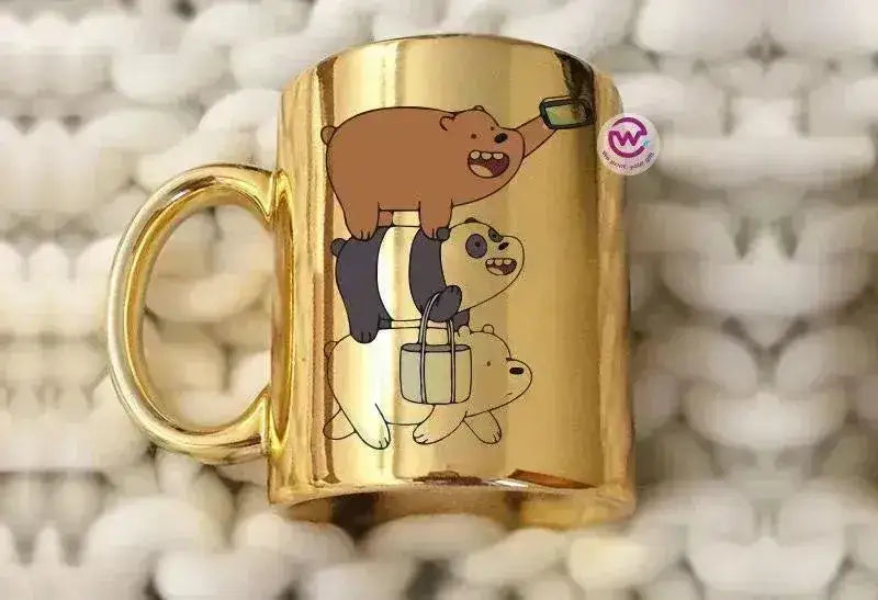 Mirror Ceramic Mug - three bears - WE PRINT