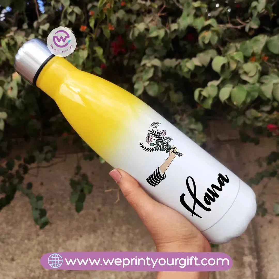 Mixed Color Thermal Bottle-English Names - WE PRINT