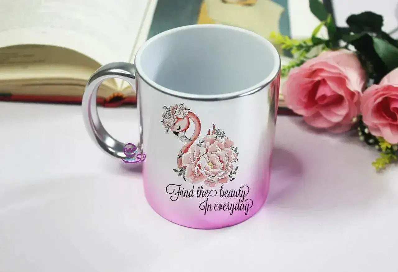 Mixed Colors Mug - Flamingos - WE PRINT