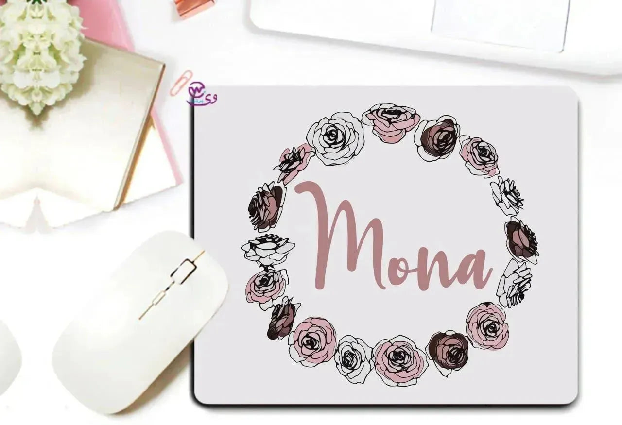 Mouse Pad - Floral Names - WE PRINT