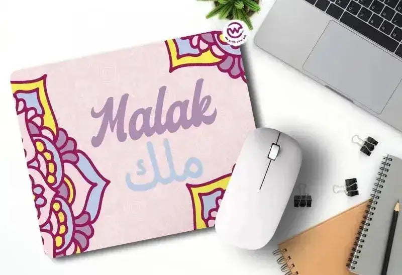 Custom Mouse Pad- Mandala - Names - WE PRINT