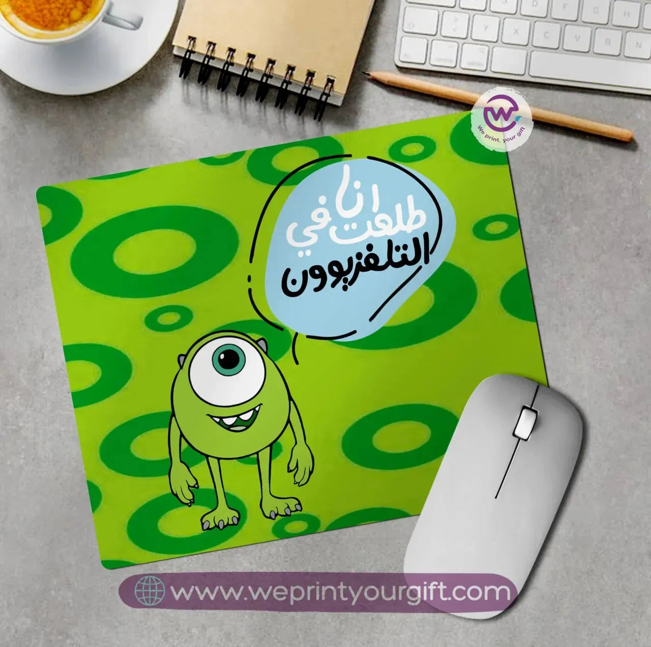 Mouse Pad- Monster INC. - WE PRINT