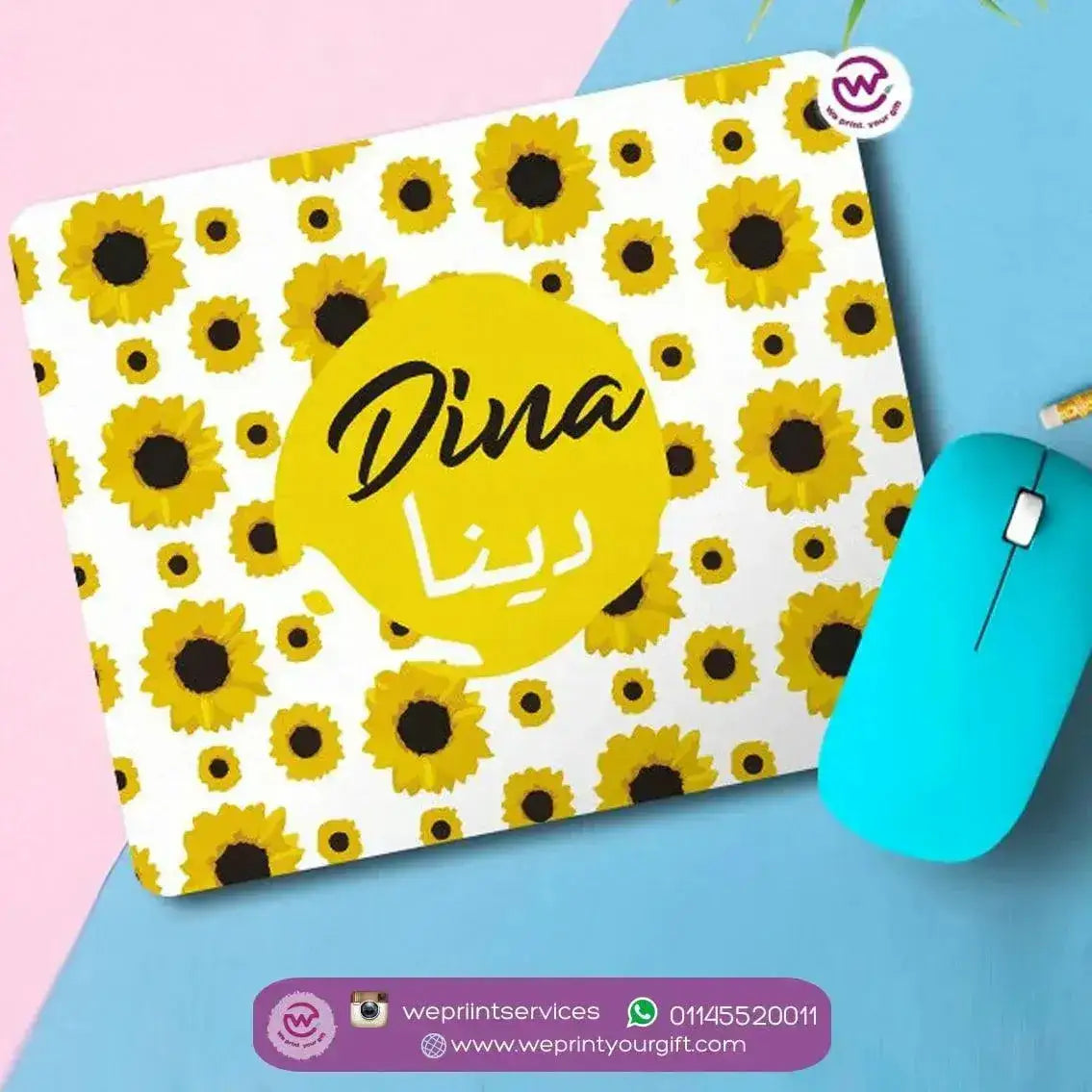 Custom Mouse Pad- Names - WE PRINT
