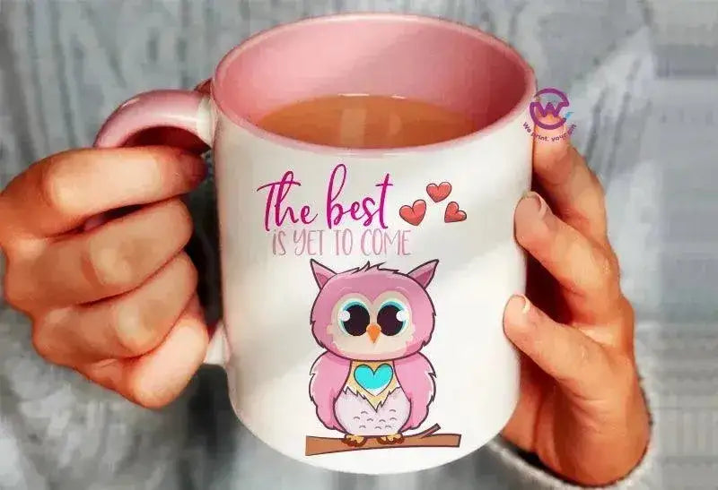 Mug-Colored Inside - Owl - WE PRINT