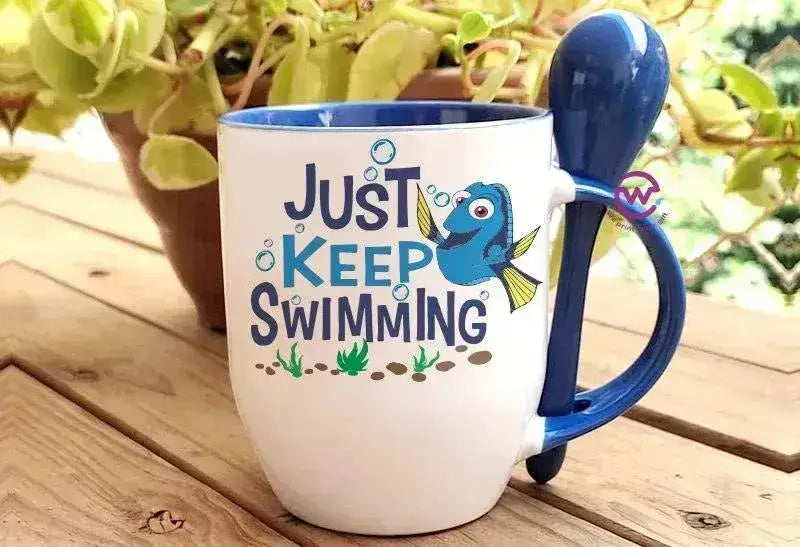 Mug-With Spoon - Finding Nemo - WE PRINT