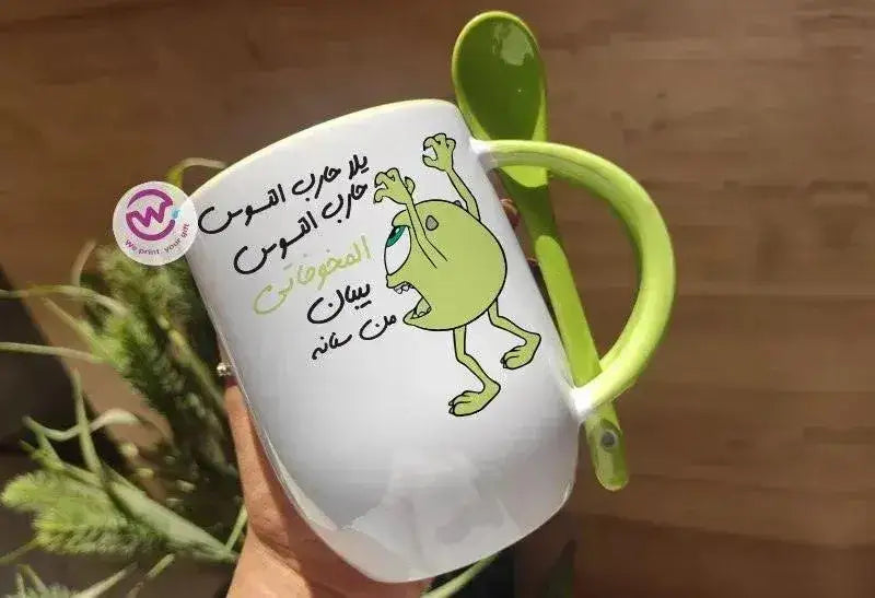 Mug-With Spoon - Monster Inc-A - WE PRINT