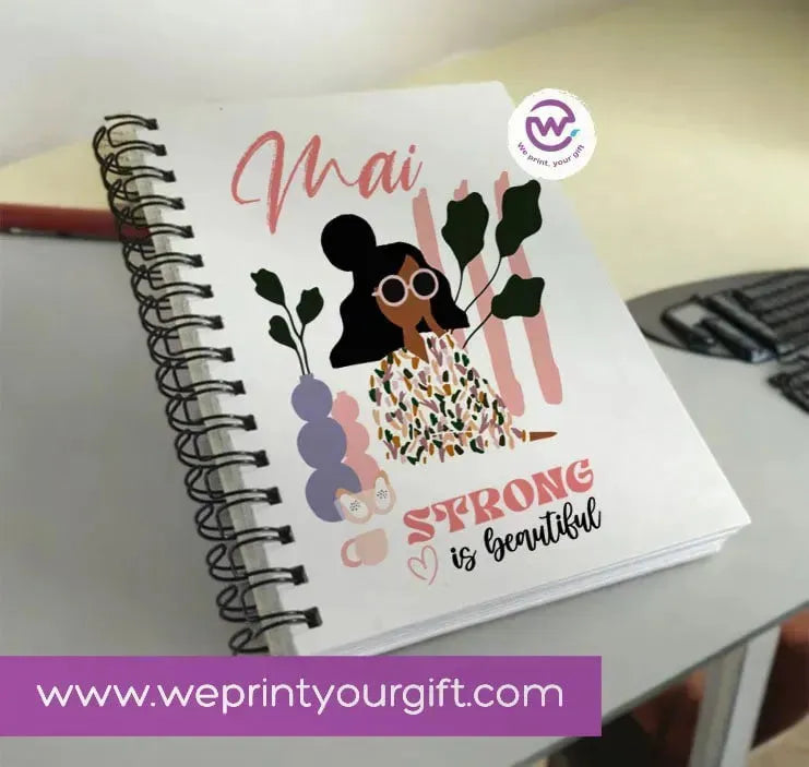 Notebook - A5 Size - English Motivational quotes - WE PRINT