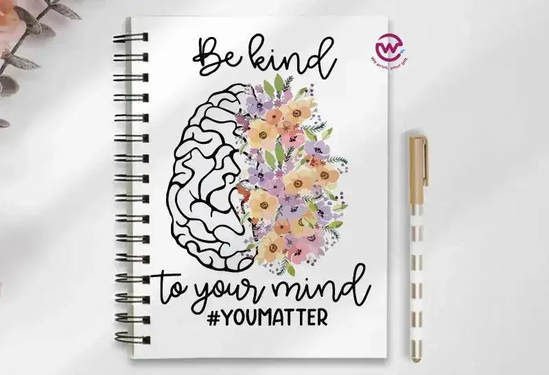 Notebook - A5 Size - English quotes - WE PRINT
