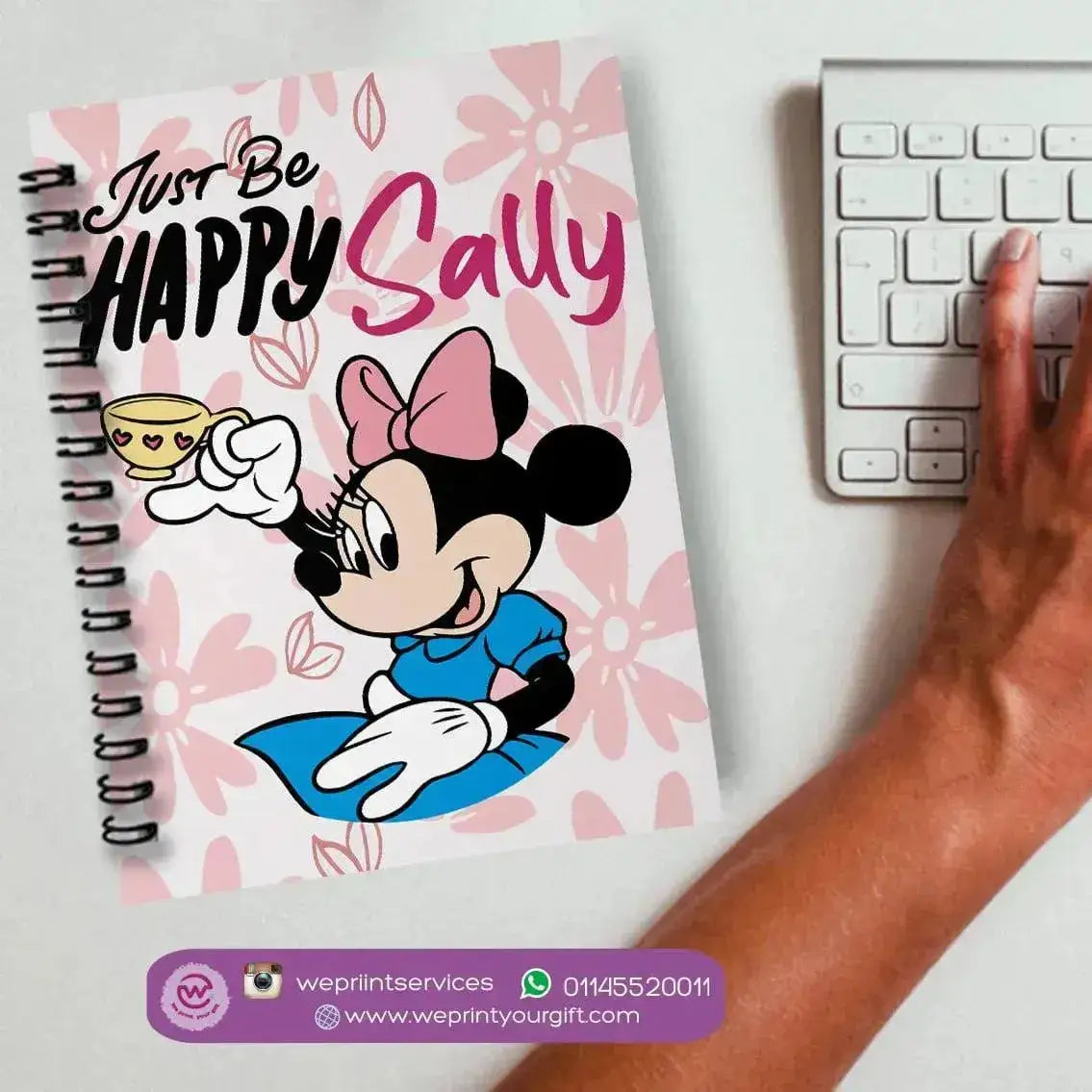 Notebook - A5 Size - Minnie Mouse - WE PRINT
